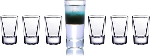 Vista 27 de Tiger Chef Vasos de policarbonato a prueba de roturas, reutilizables, resistentes a las manchas, para servir licor, vino, alcohol, cerveza