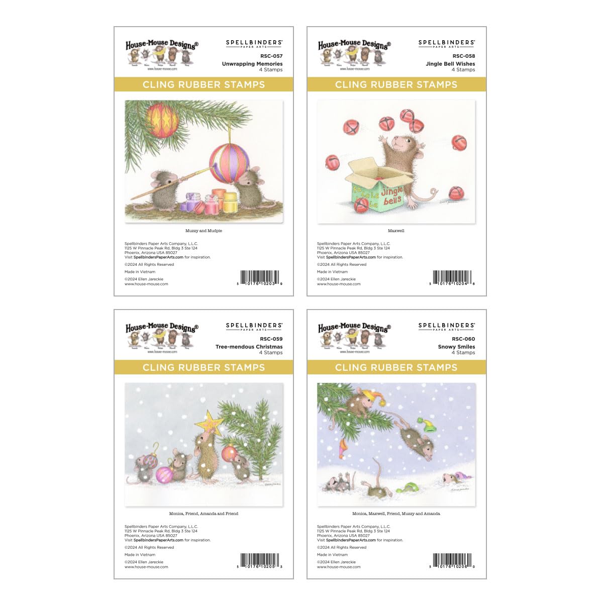 House-Mouse Tree-mendous Christmas Collector Bundle, red