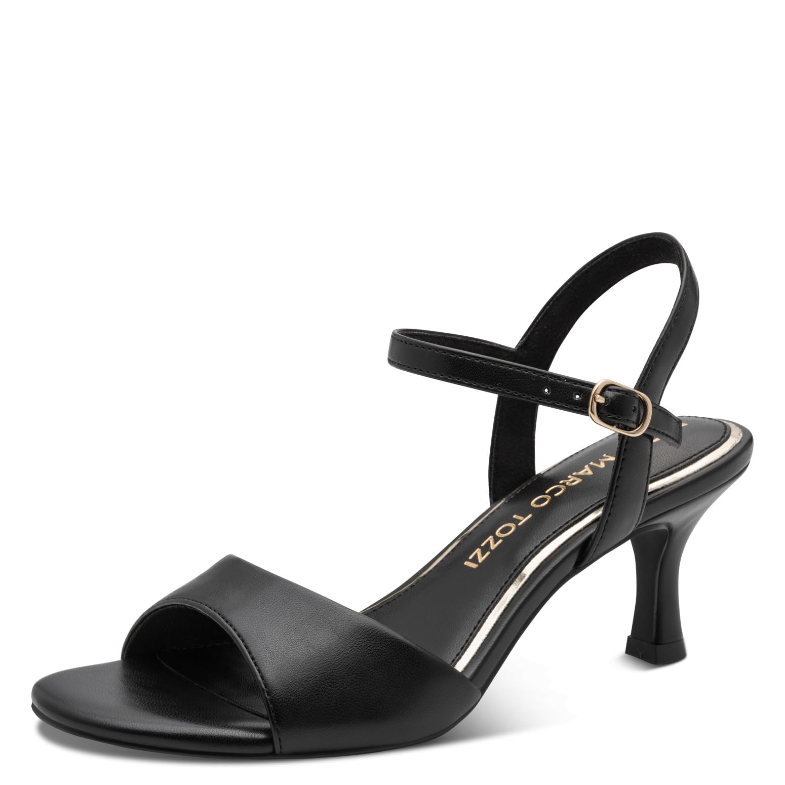 MARCO TOZZI Women's Sandal soft Feel Me Footbed Vegan soft Lining Vegan, black (BLACK), 8.5 UK