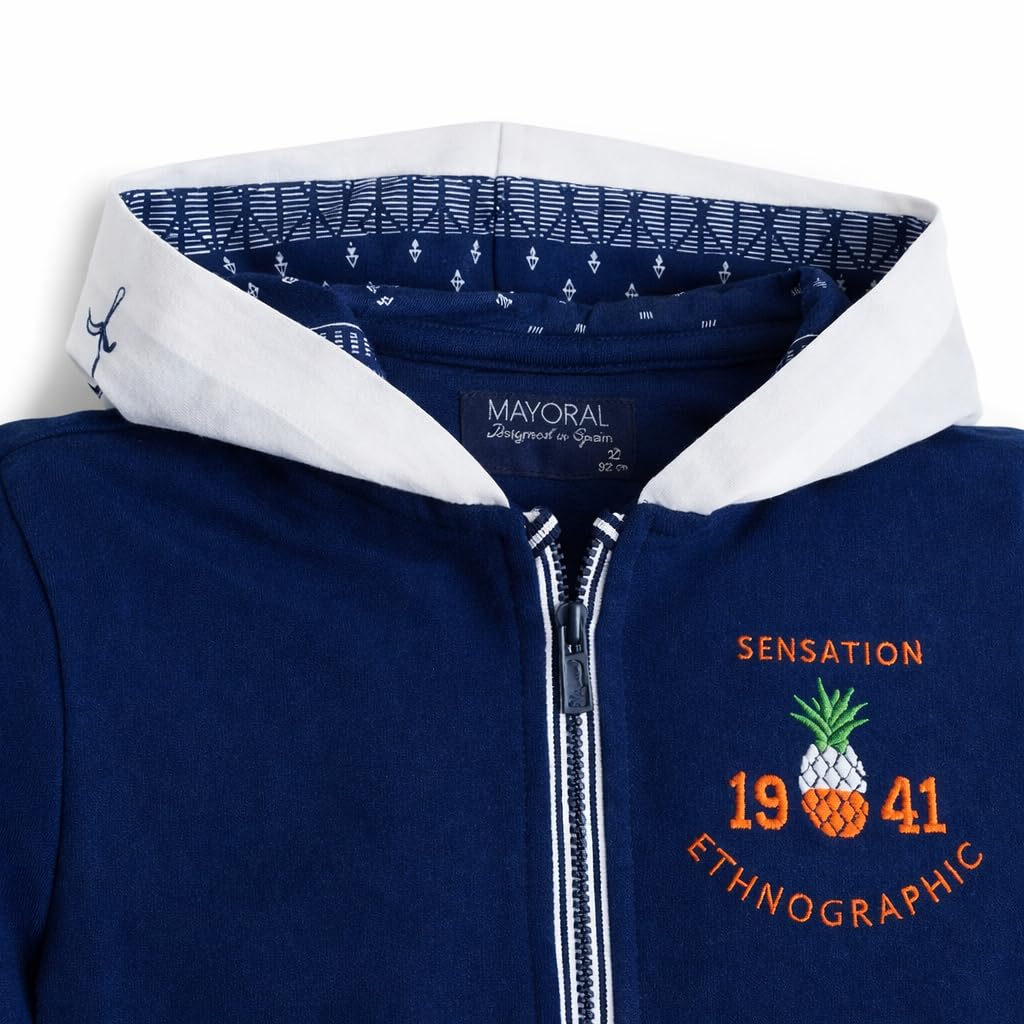 Generico Sudadera niño primavera verano con y sin capucha – Chaqueta ligera con cremallera de algodón transpirable – Modelos deportivos casuales multicolor 3-9 años