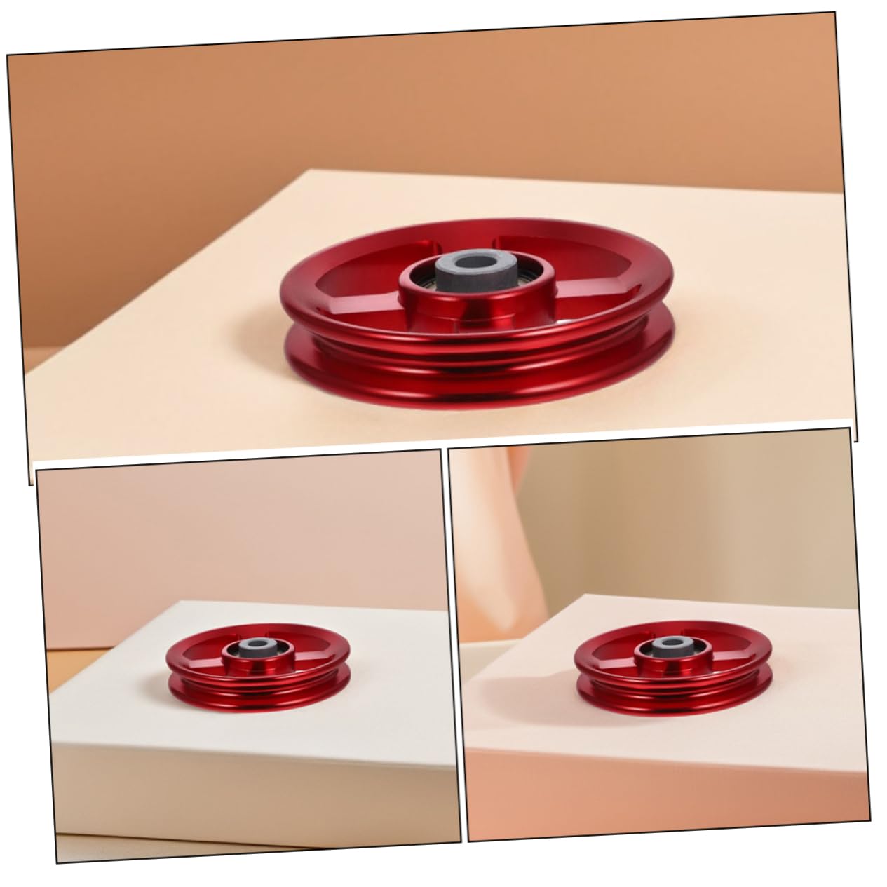 3pcs Aluminum Alloy Pulley Wheels for Home Weight Pulley System Fitness Equipment Accessory for Cable Machines Optimized Motion for Workouts