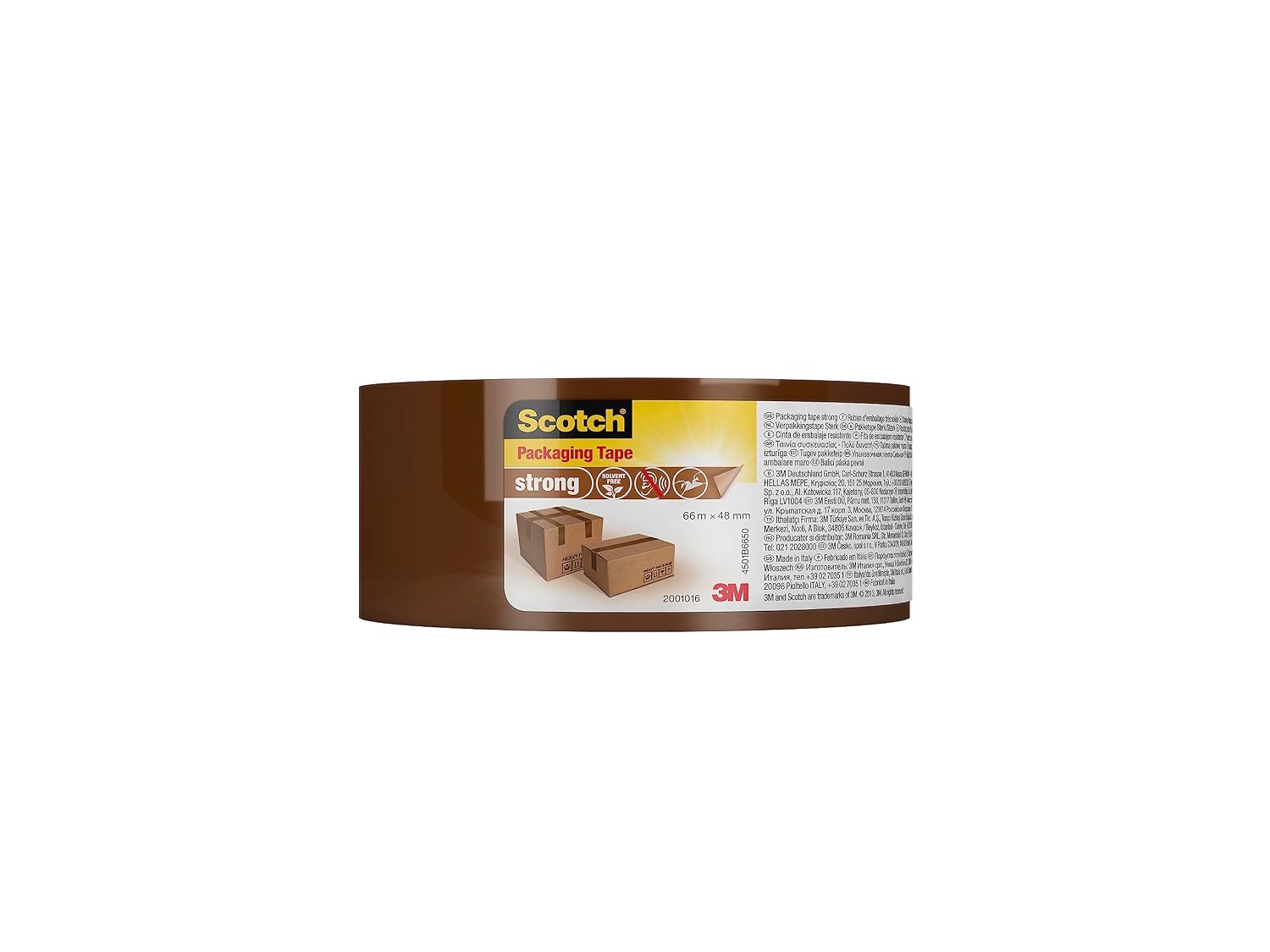 Scotch Strong Brown Packaging Tape, 66 m x 48 mm
