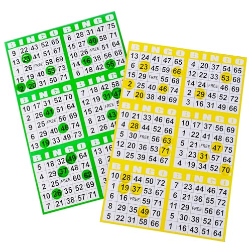 SEETOOOGAMES Bingo Paper Cards Bulk- 6 card-100 Books of 5 Sheets for Large Groups – Image 6