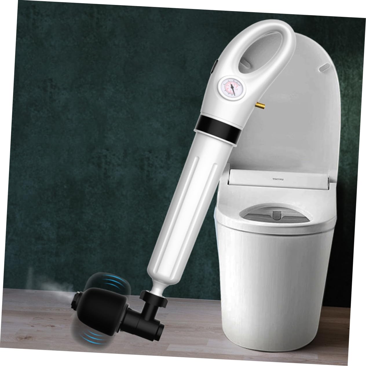 Ventouse de Toilette Flexible à Tête Rotative pour Débouchage Wc