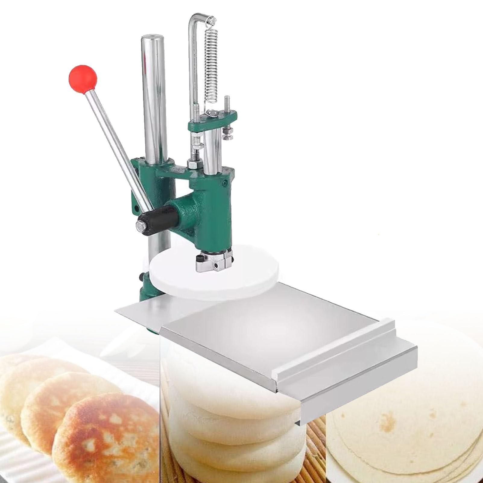 Generisch Pizzateigpresse, Manuelle Pizzateigpresse, Edelstahl-Haushalts-Pizza-Gebäckpresse, Handelsübliche Pizzakrusten-Pressplatte, Höhenverstellbare Pizzaform