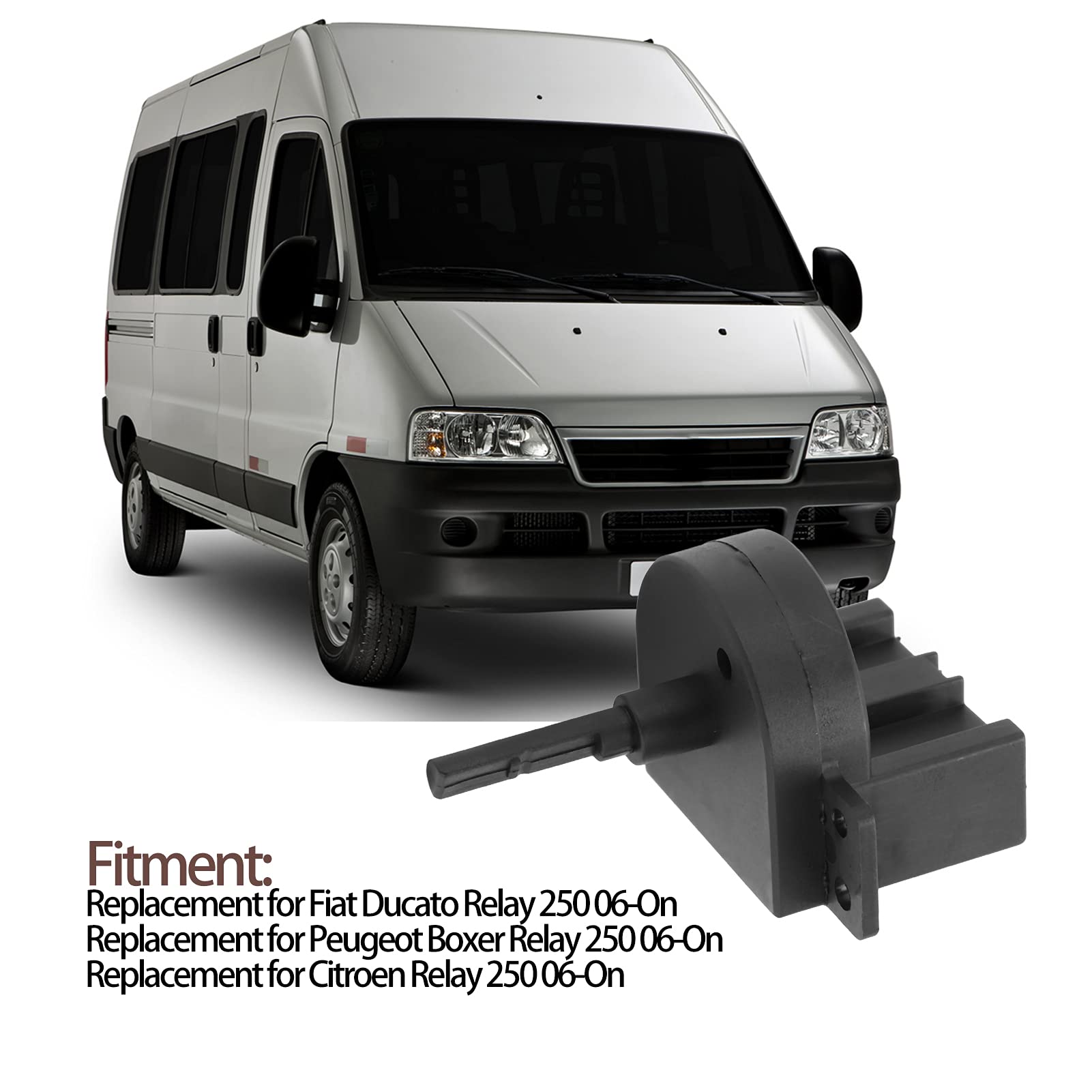 Commutateur Ventilateur Soufflante Fiat Ducato 77362439 - Remplacement ABS Noir