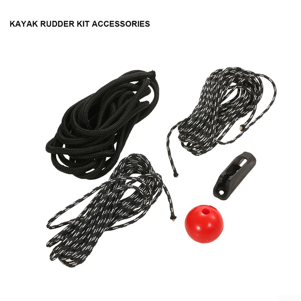 Scalewbin Nylon kajak roer Ail Foot Control Richting Kits