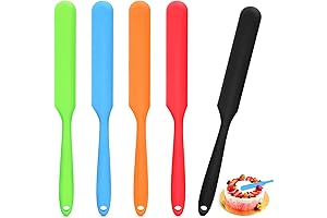 5Pcs Silicone Jar Spatulas: Ultimate Kitchen Aid for Effortless Scrapping