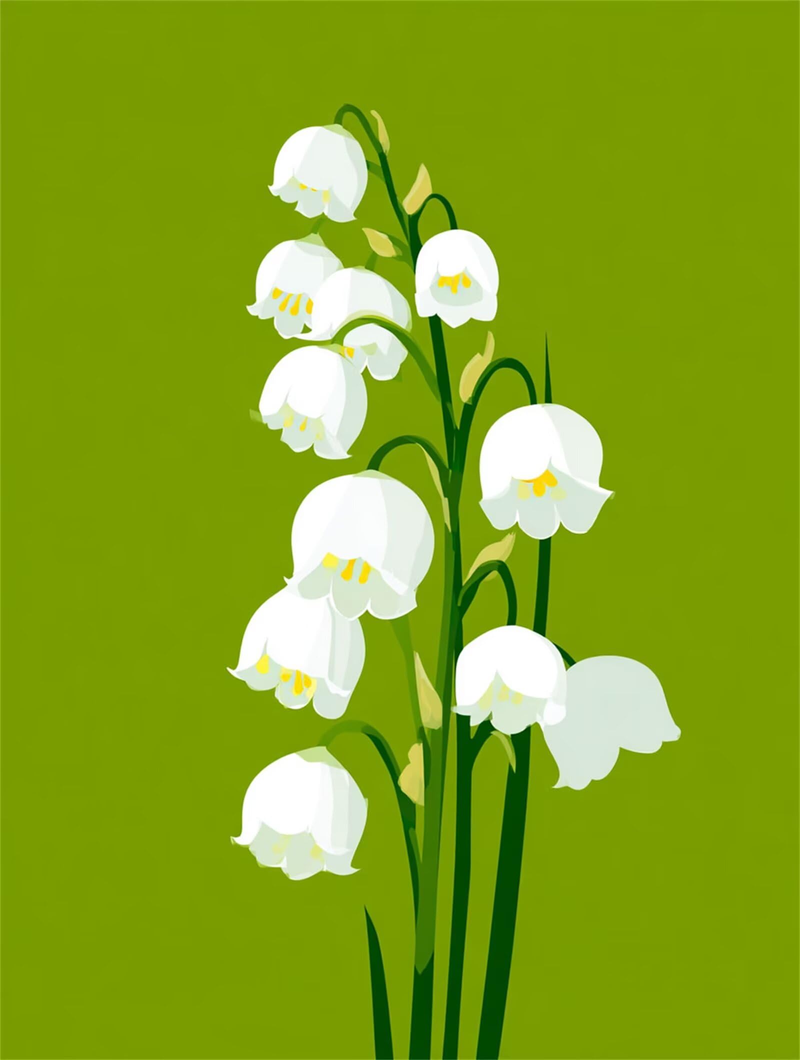 Dipingere con i Numeri Adulti Bianco, Fiori Dipingere con i Numeri Bambini DIY Kit, Set Premium con Pennelli, Decorazione Casa & Creativo Regalo di Compleanno, Attività di Tempo libero 90x120cm z-3