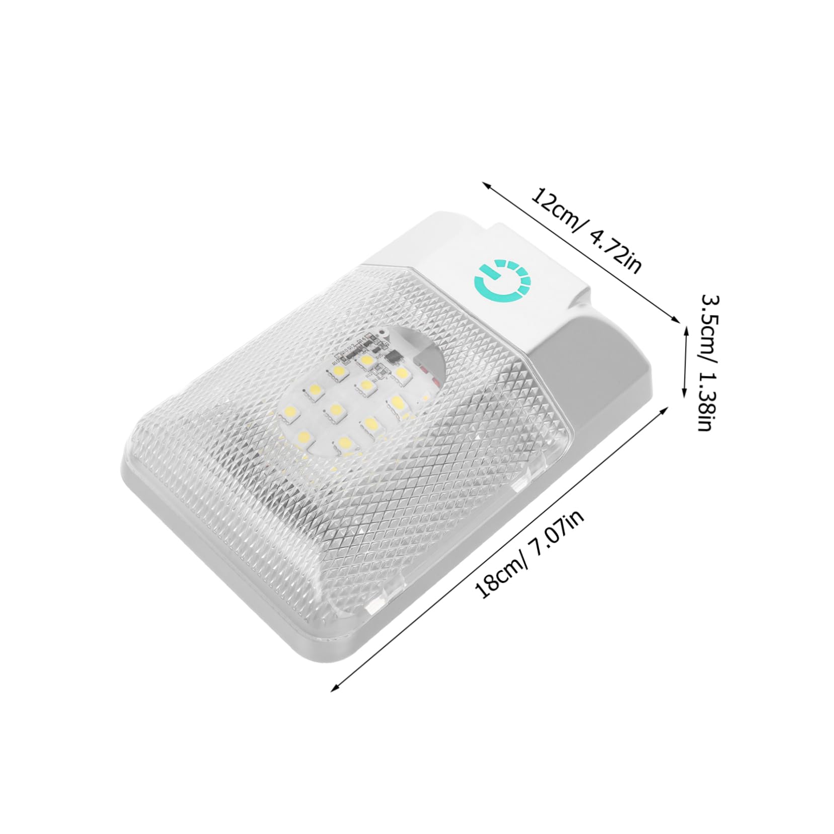 GRIRIW 12-24v Led Rv Ceiling Light Dome Rv Interior Lighting Car Cabinet Reading Light