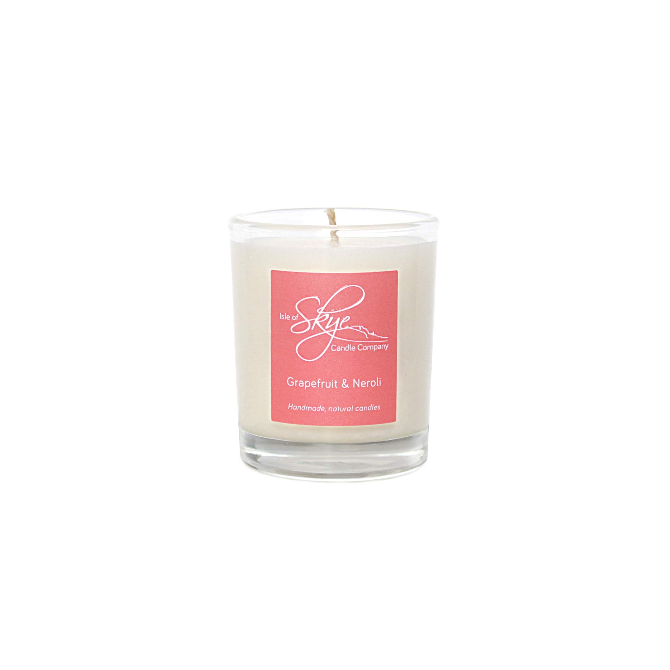 Isle Of Skye Candle Company White Grapefruit & Neroli Votive, Natural Soy Wax, Handmade In Scotland, Premium Scented, Hours Burn Time, 9 Cm Sample Size 20