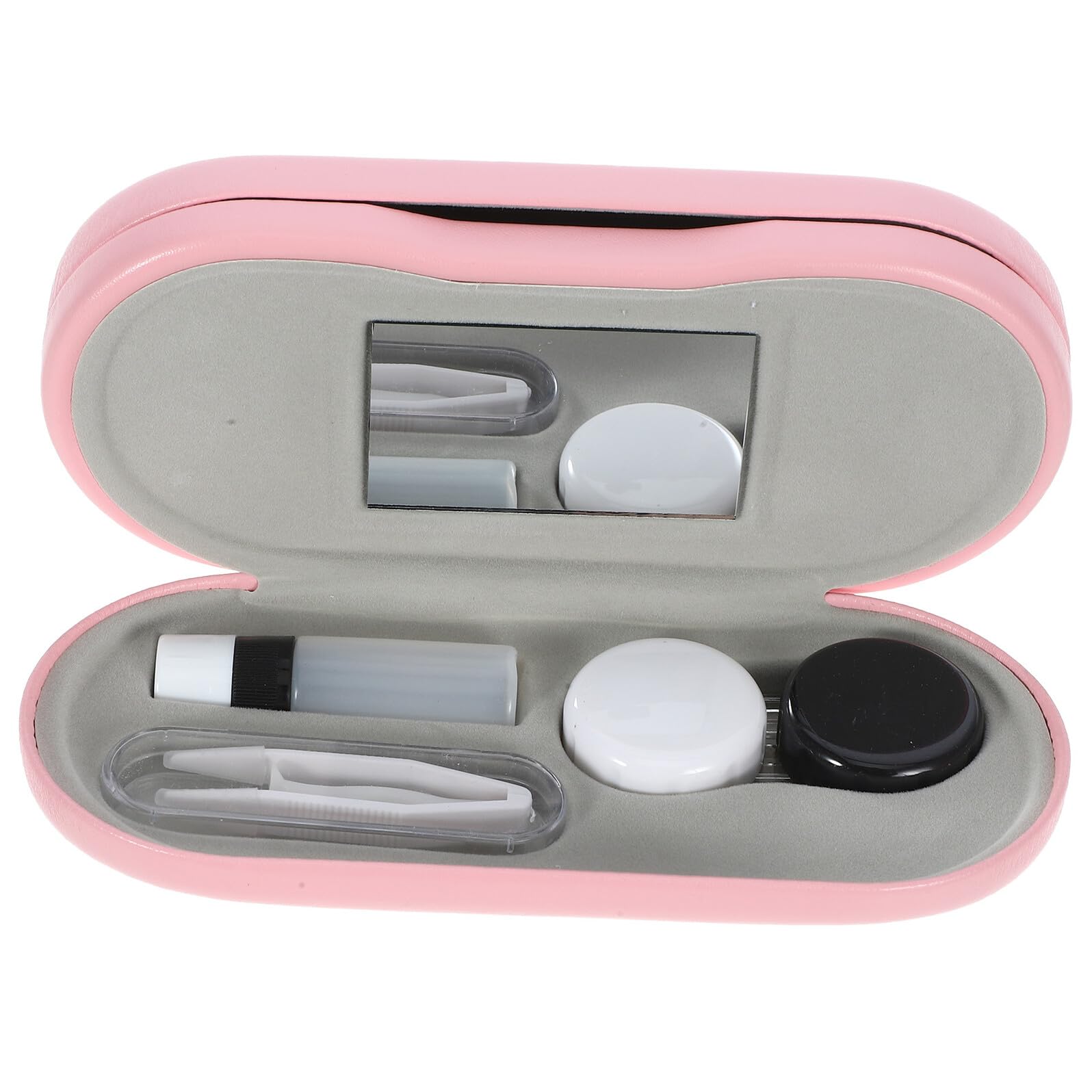 NOLITOY Estuche Para Gafas Portátil Estuche Para Lentes De Contacto Práctico Para Gafas De Viaje Adecuado Para Exteriores y Uso Diario