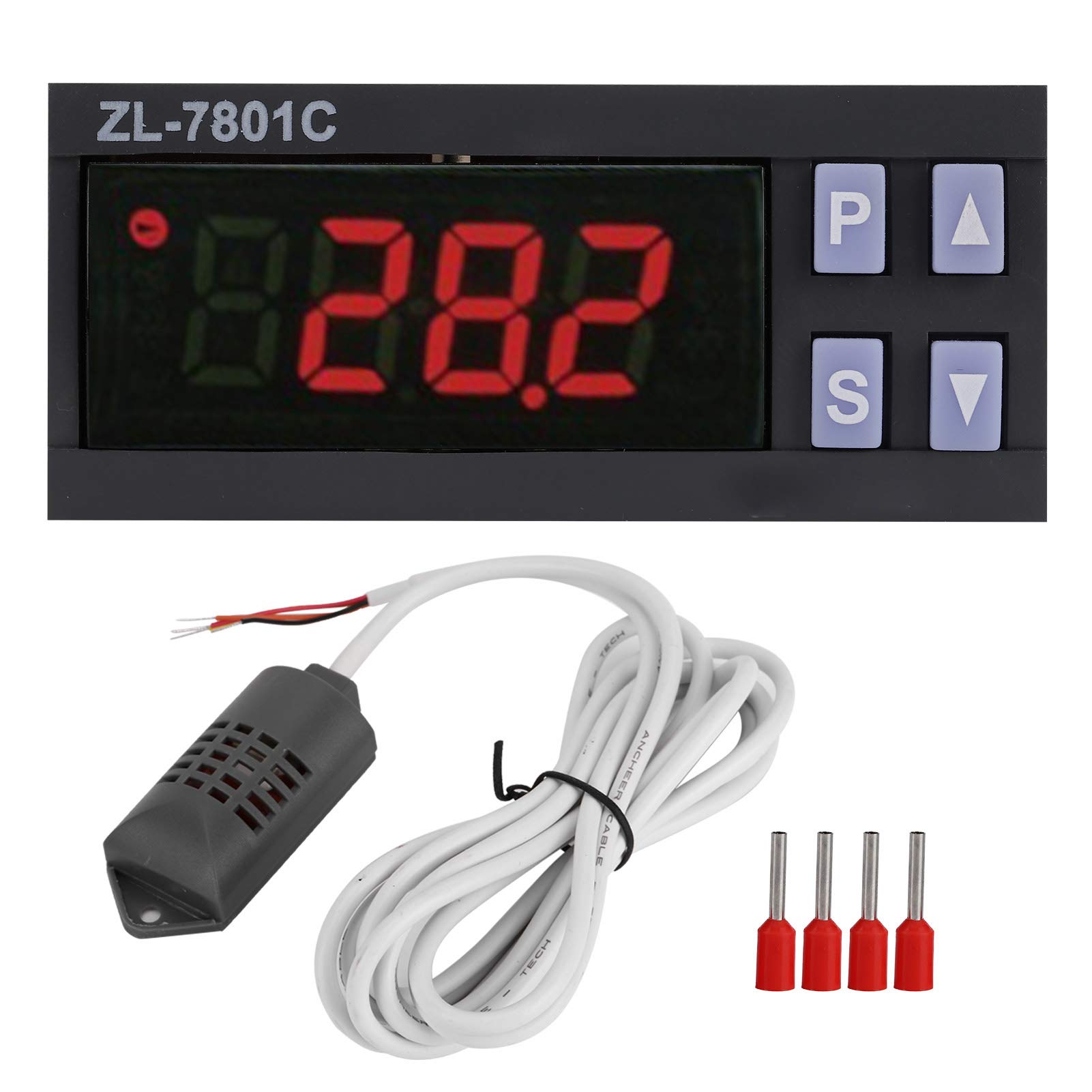 Termostato per Il Controllo dell'umidità della Temperatura con LCD Intelligente ad Alta precisione per l'incubatrice 100-240 V