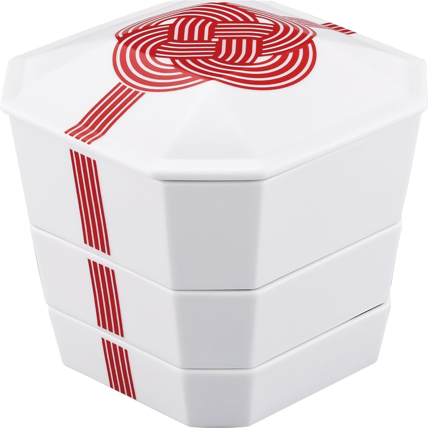 Yamaka Shoten ODA POTTERY x yamaka Nesting Small Storage 3-Tier Heavy Osechi Gotobushi Serving Small Plates (4.3 x 4.3 x 0.5 inches (11 x 11 x 1.2 cm) Set of 5 Heavy Box Top Shelf (6.7 x 6.7 x 6.3