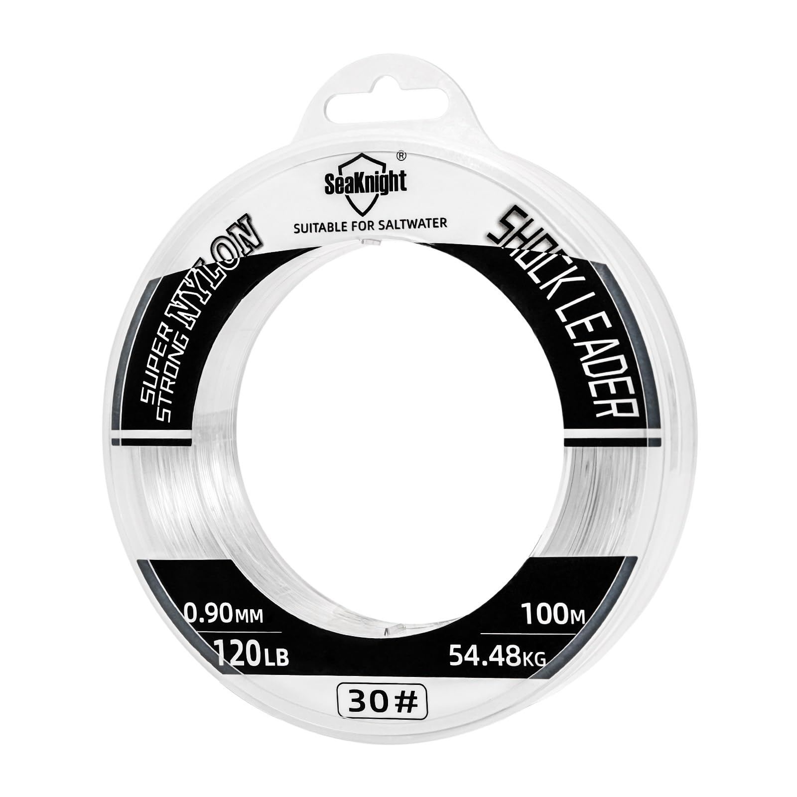 SeaKnight Nylon Shock Leader Fishing Line Super Strong Saltwater 50M/100M Monofilament Sinking Fishing Line For Sea Fishing 25-200LB