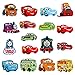 17 Pezzi Toppe Termoadesive Bambini con Cars e Thomas Toppe Termoadesivi Adulti Bambini Toppe Ricamate Adesive per Tessuti per Giacche Zaini Jeans