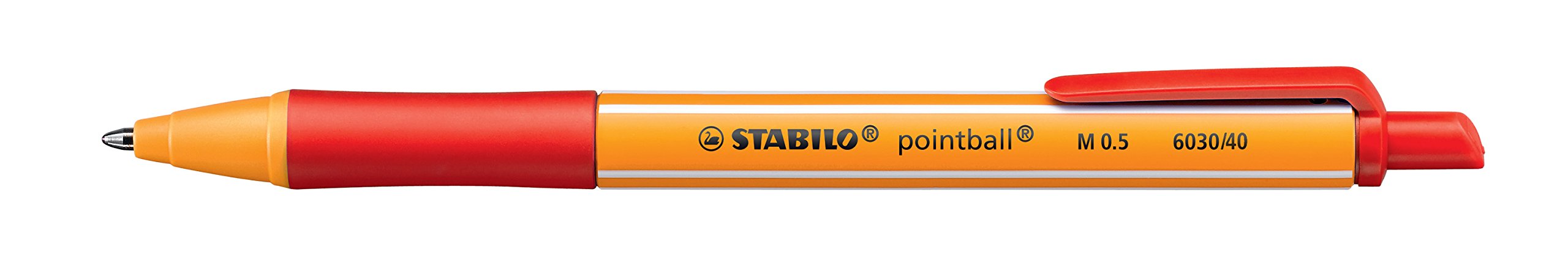 Image secondaire de Stylo bille pointball Rouge