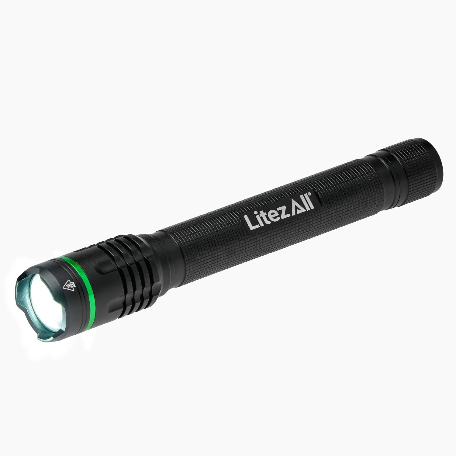 LitezAll 2000 Lumen Rechargeable Pocket Flashlight – Slim Thin Flashlight with 3 Brightness Modes, Pocket Flashlights High Lumens, Long Beam Pocket Light