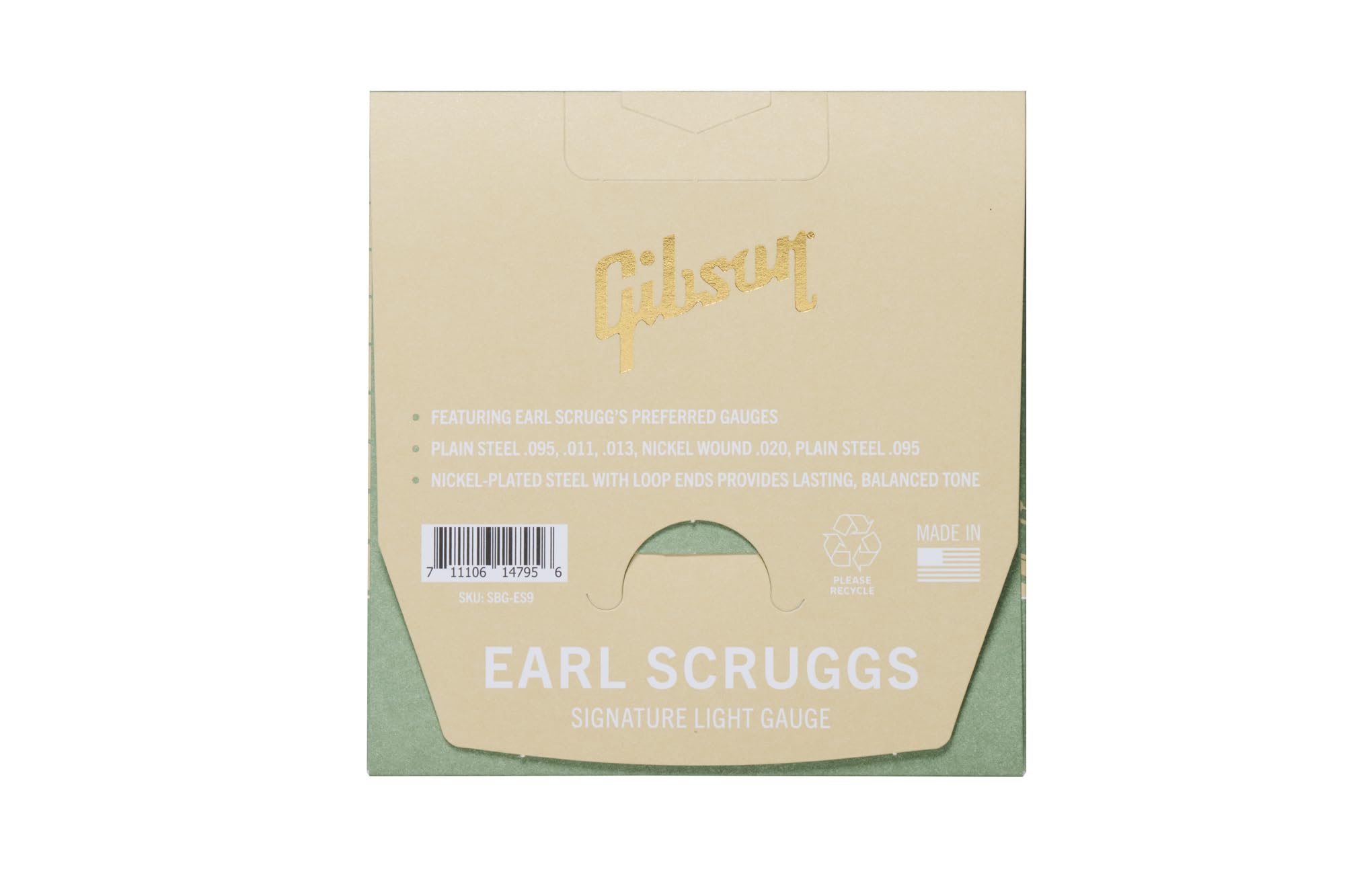 Gibson Earl Scruggs Banjo String Set, Light Gauge