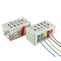 Vista 4 de BOJACK - Cable de Silicona Flexible 16 AWG, Kit de Cables Eléctricos con Enganche 300V, Incluye 20 Tubos Termocontraíbles de Ø4mm y un Mini