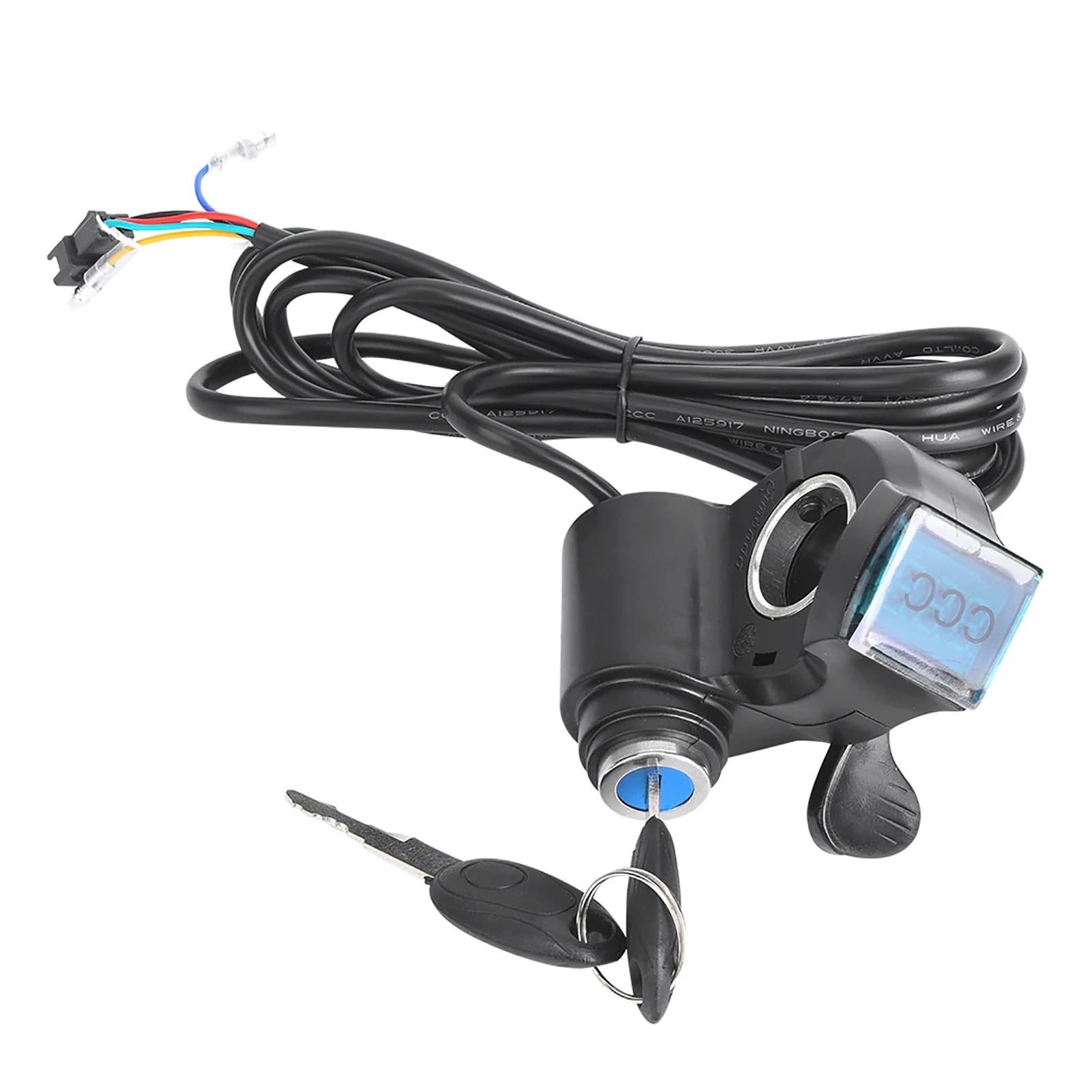 Caffen One Color Ebike Throttle Electric Bike Thumb Throttle Digital Power Switch For Vehicle