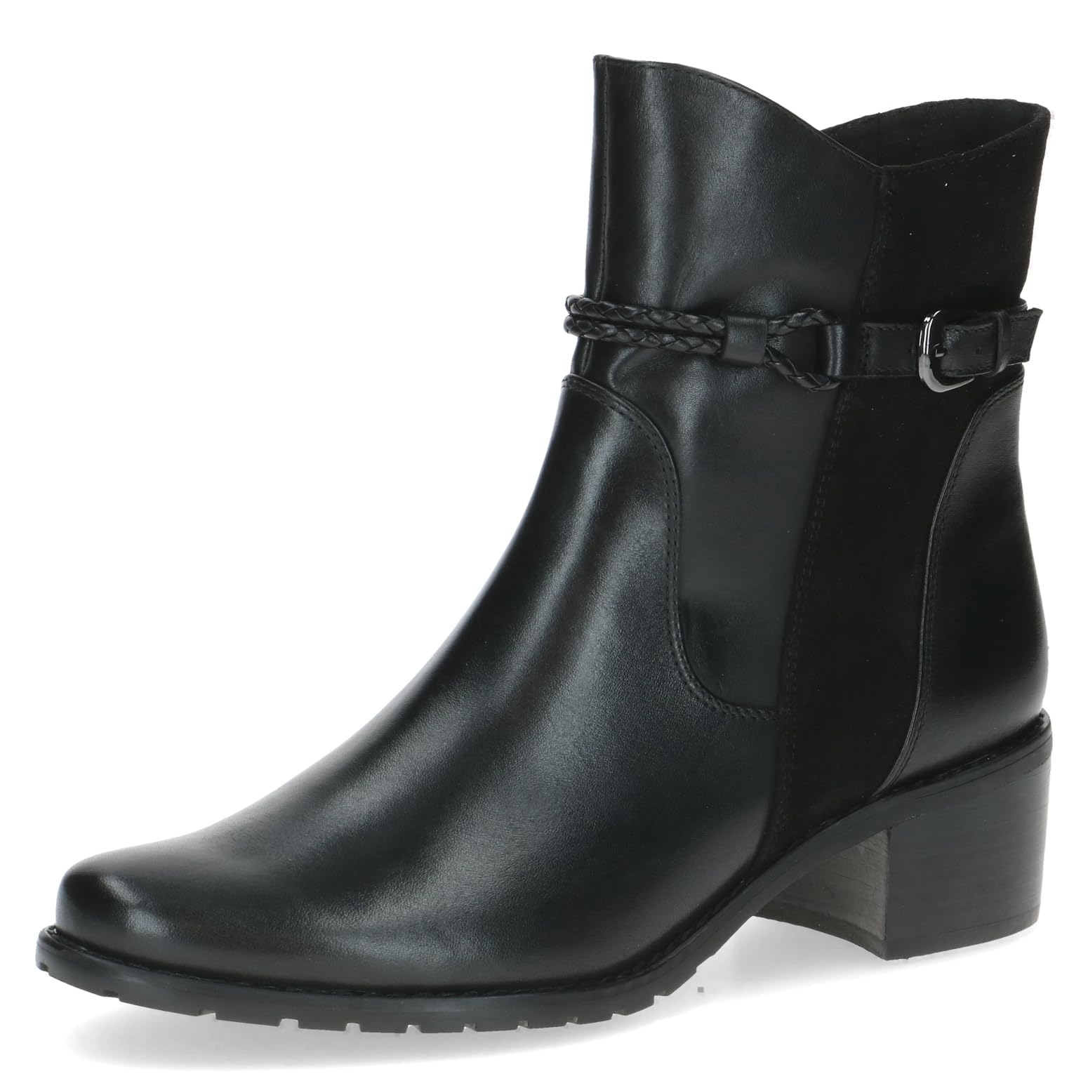 CAPRICE Damen Stiefeletten mit Schnalle Blockabsatz