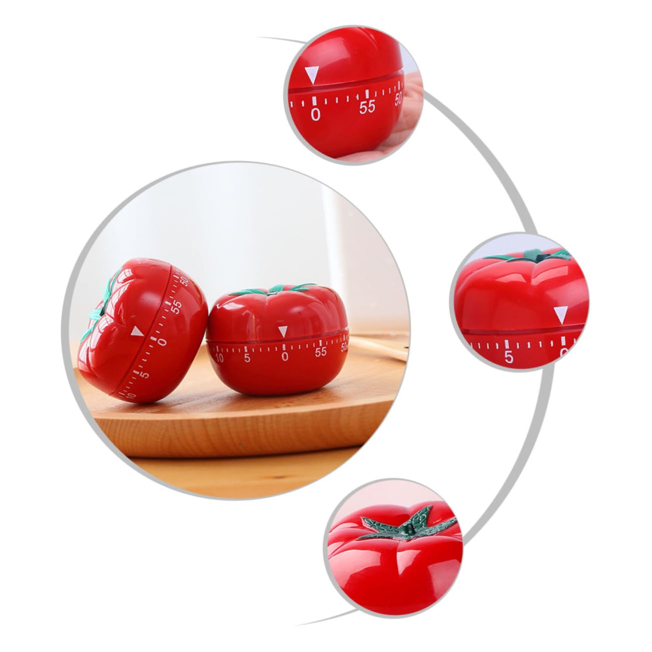 Küchen Timer Mechanisch 2 Stück Timer Für Küche Kochtimer Mit Countdown-Funktion Charmantes Design Für Küchen-und Heimdeko