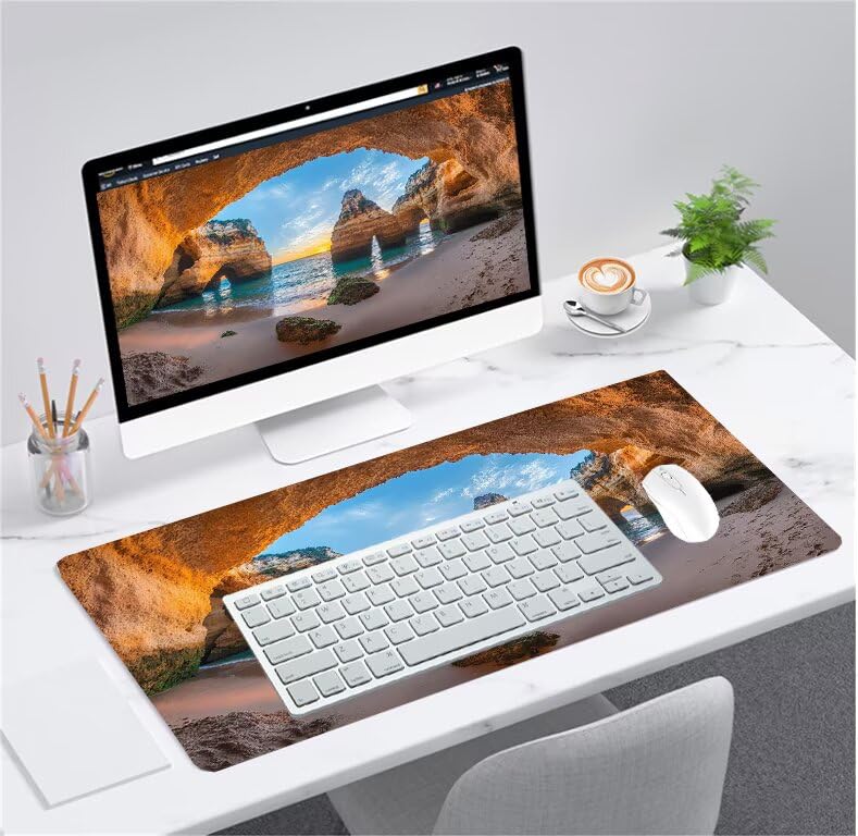 Tapis souris gamer résistant à bords cousus pour éliminer les douleurs