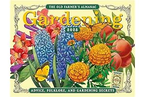 2025 Old Farmer's Almanac Gardening WALL Calendar