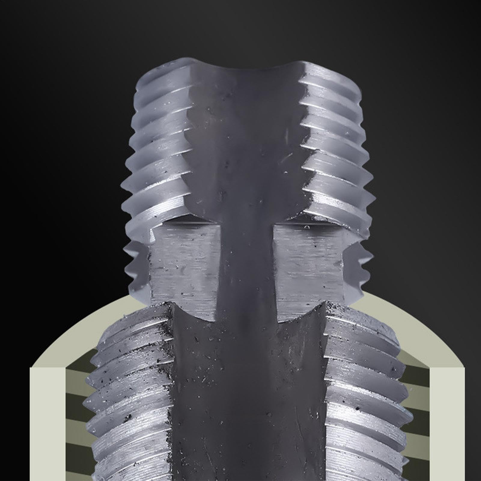Rohreinfädler-Kit, PVC-Rohreinfädler,Manuelles Wasserrohr-Gewindehahn-Set - Rohrgewindebohrer-Set, wiederverwendbares Rohreinfädler-Sanitärwerkzeug für PPR-Wasserrohre oder PVC-Rohre