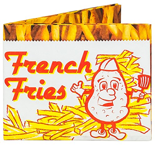 mighty wallet | Minimalist Tyvek Wallet | Front Pocket Wallet | Slim Wallet | French Fries
