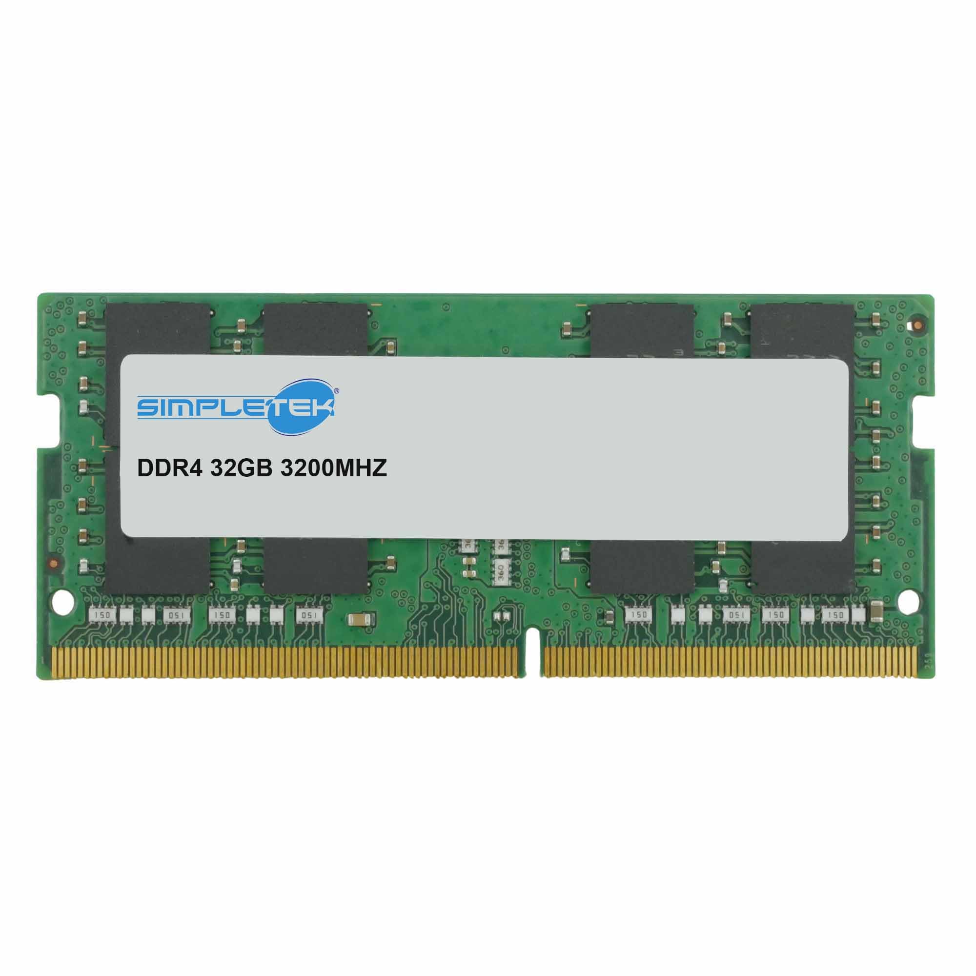 SIMPLETEK - Pamięć RAM 32 GB DDR4 SO-DIMM 3200 MHz 260 pin 1,2 V | moduł Banco Non-ECC | do notebooków (odnowiony)