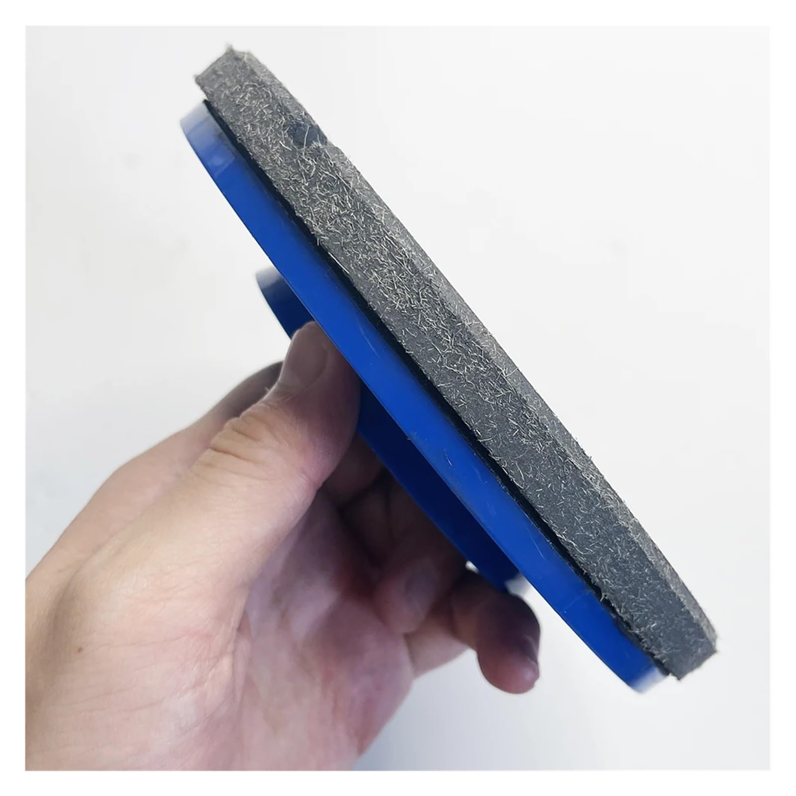 Xuro 1Pc 6 "150mm czarny Buff polerowanie na mokro typ podkładki elastyczny materiał ścierny blok do szlifowania na mokro do szlifowania marmuru granit kamienia(Snail Lock base)