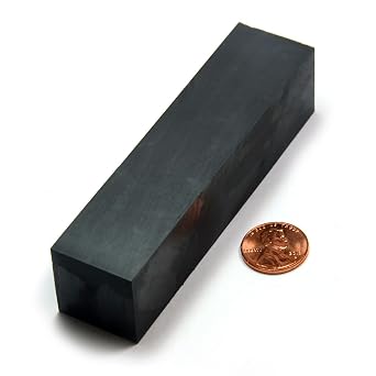 Rectangle Ceramic Magnet 1x1x4" Bar Magnet for Magnetic Therapy, Science Projects, School Project, General Holding Purposes - One Piece