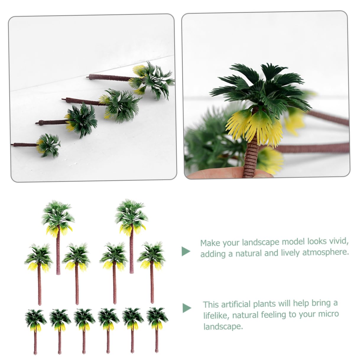Ciieeo 36piezas Árboles Artificiales para De De Árboles De Paisaje Decoración De Dioramas y Proyectos De Bricolaje