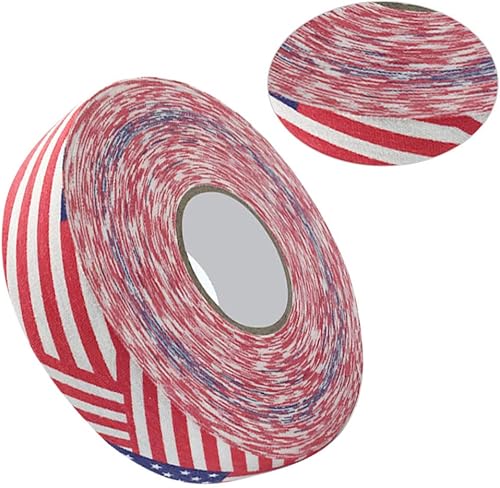 Miniatura 8 de Cinta de lacrosse de 1.0 in x 82.0 ft, cinta protectora de hockey cinta de lacrosse cinta de agarre de hockey para palo de seguridad deportiva