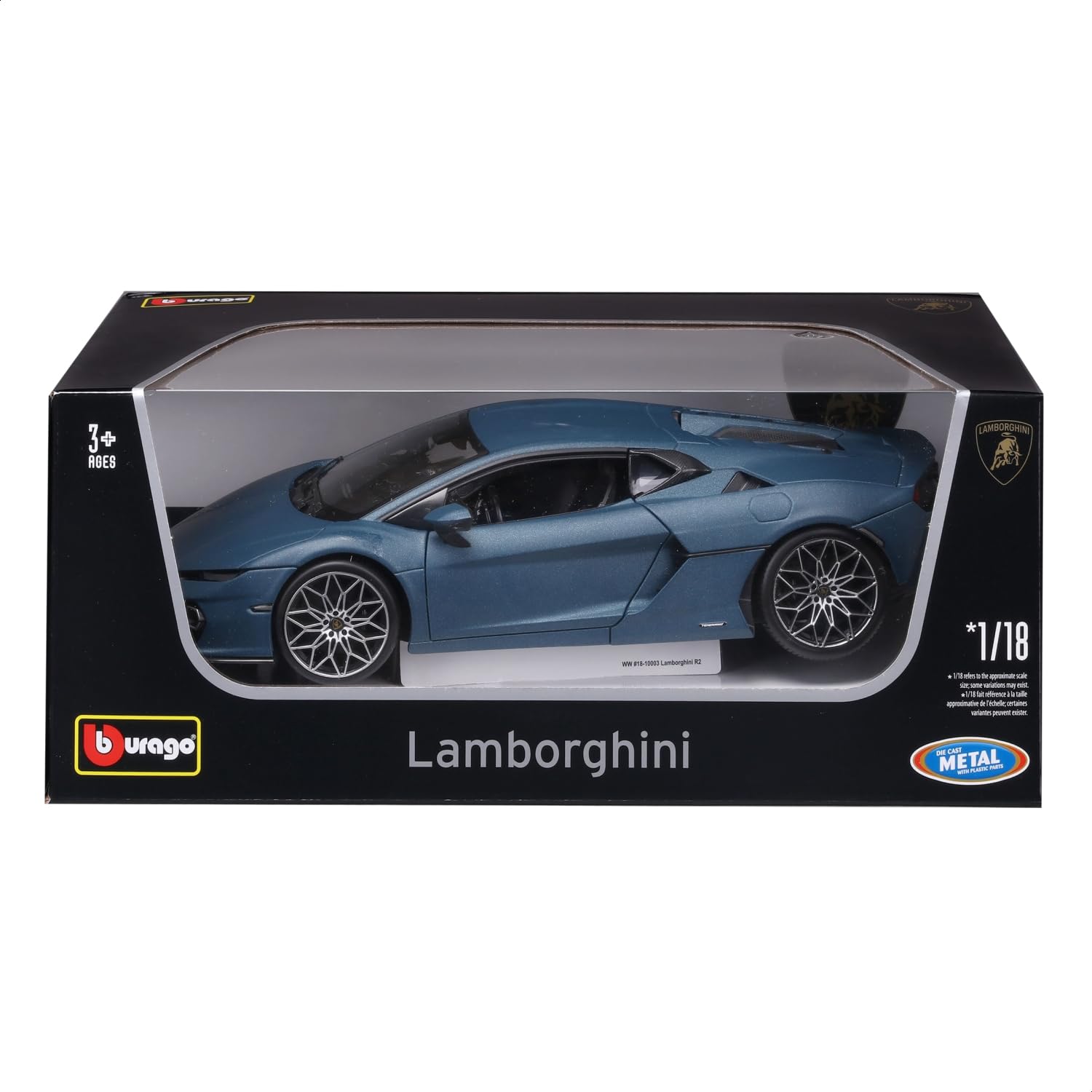 Amazon | Bburago 1/18 ランボルギーニ テメラリオ ブルー／ ミニカー 