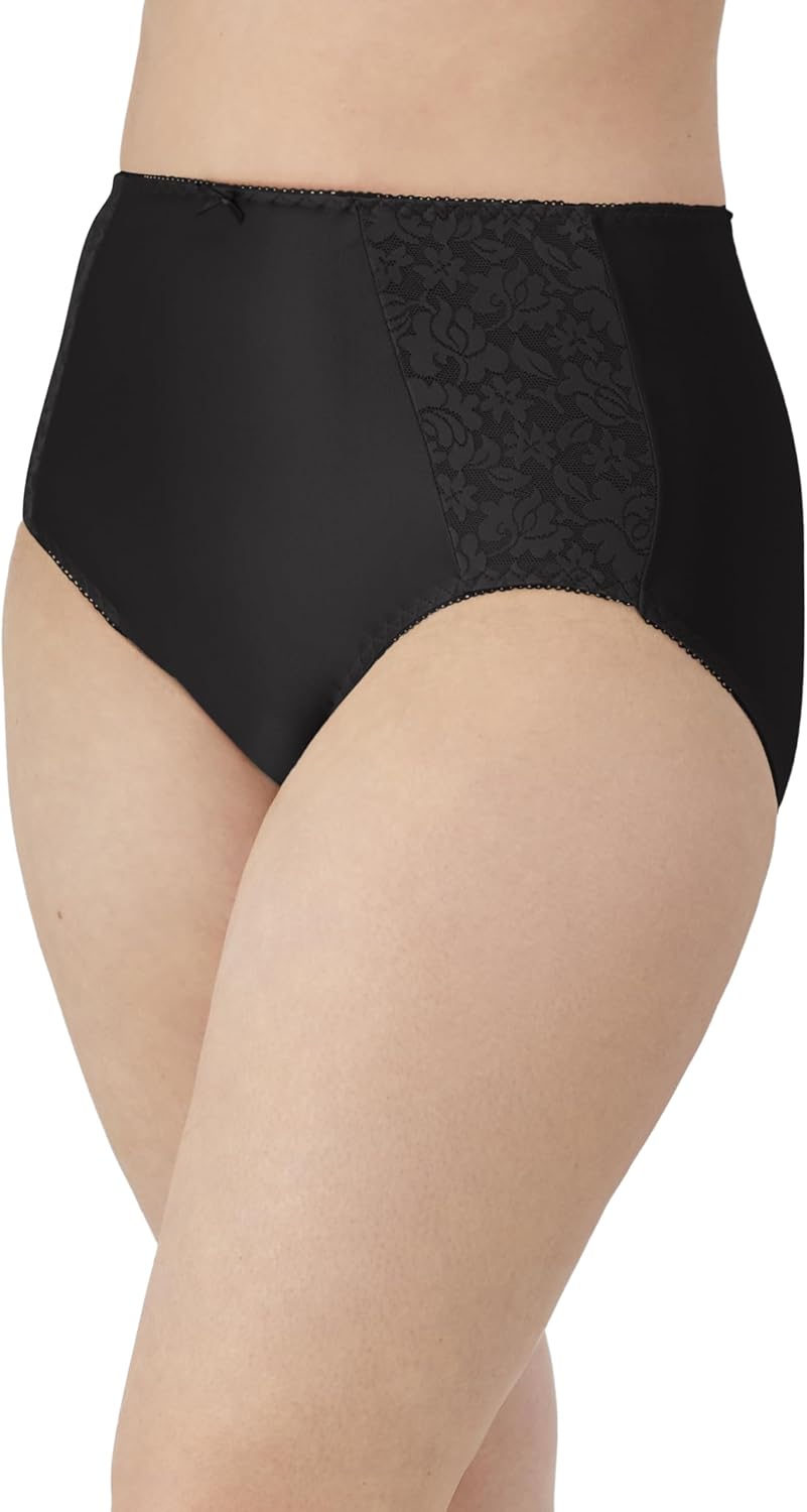 Bali womens Underwear Pack, Double Support Stretch Brief Panties, Moisture-wicking Underwear for Women, 3-pack - Image 2