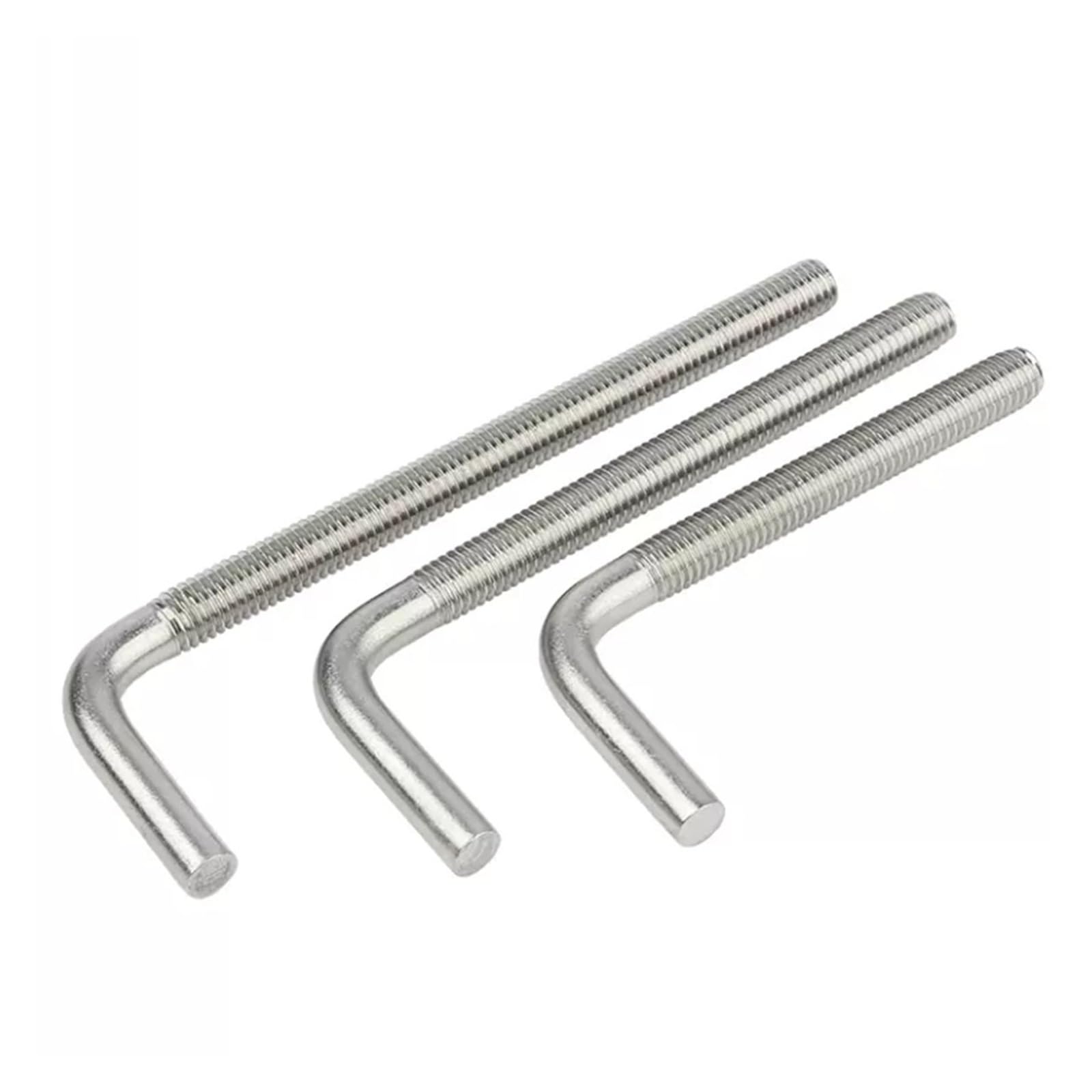 Bullone di ancoraggio ad angolo retto a forma di L in acciaio inossidabile 304 1/2/5/10 pezzi M4 M5 M6 M8 M10 M12(5pcs M6X50)