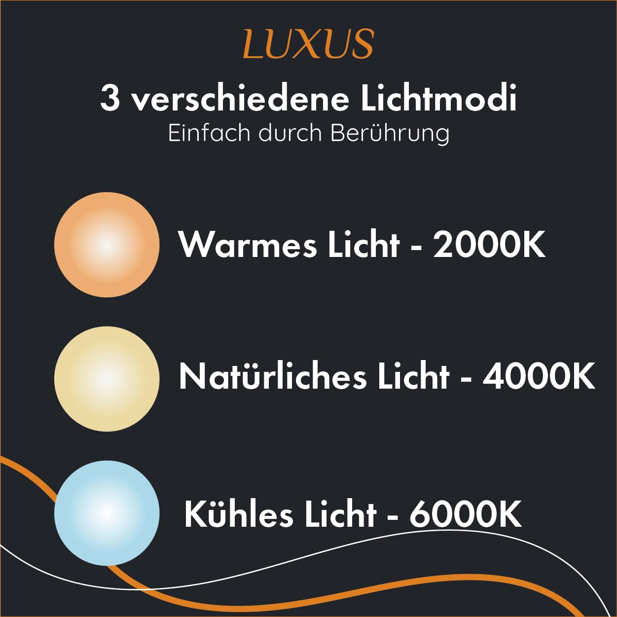 Luxus - Tischlampe Touch - Luna - Blau - H30 x Ø16 - Terrassenlampe - Schreibtischlampe - LED - Wiederaufladbar - Dimmbar - Kabellos - Batteriebetrieben - Tischlampe für innen und außen