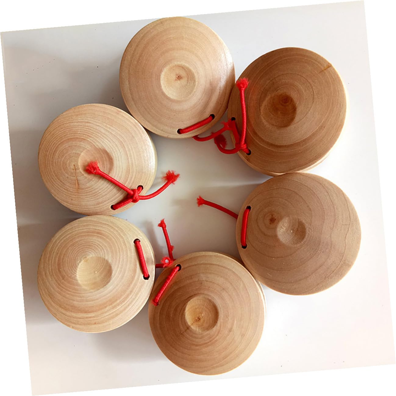 Rambaschi in Legno Beige 12 Pezzi, Strumento Percussione Educativo