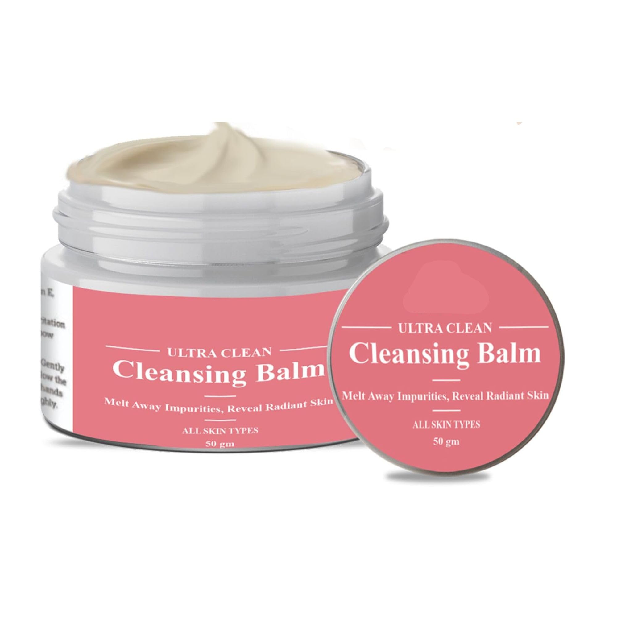 Cleansing Balm | For Clean, Smooth & Dewy Skin | Makeup Remover Balm |Non Greasy Makeup Cleanser Face Scrub | Cleanses Dirt, Makeup & Sunscreen | For All Skin Types (Makeup Remover Balm, Pack of 1)
