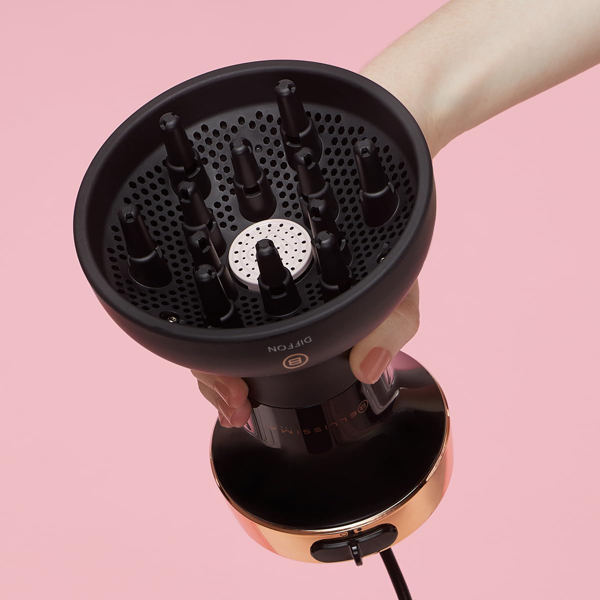 Bellissima Diffon Curly Hair Dryer with Built-In Diffuser