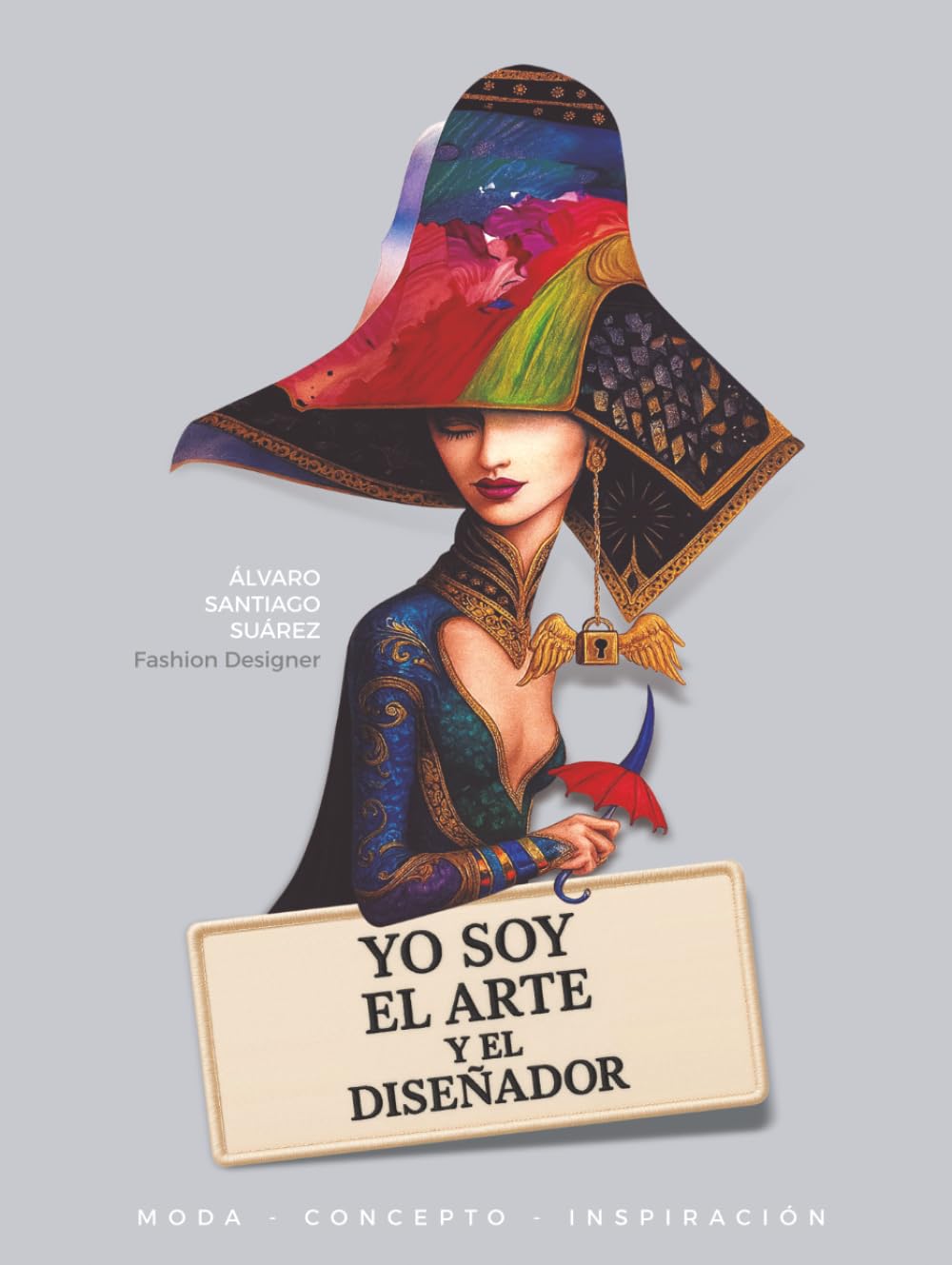 Arte y el diseñador YO SOY grand tableau contemporain abstrait au design géométrique