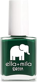 ella+mila Professional, Quick Dry, Long-Lasting & Chip-Resistant Green Nail Polishes (Mistletoe Magic - 0.45 fl oz)