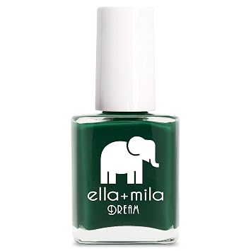 ella+mila Professional, Quick Dry, Long-Lasting & Chip-Resistant Green Nail Polishes Mistletoe Magic - 0.45 fl oz