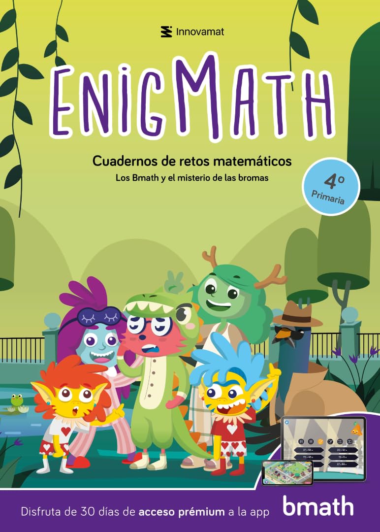 Innovamat - Enigmath 4º de primaria - Cuaderno de retos matemáticos (Colección Enigmath)