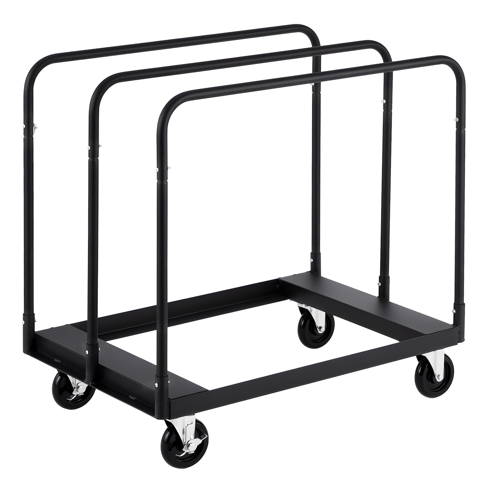VEVOR Carrello a pannelli Q235B, trasportatore a piastre con ruote universali per carichi pesanti, 975 x 610 x 990 mm