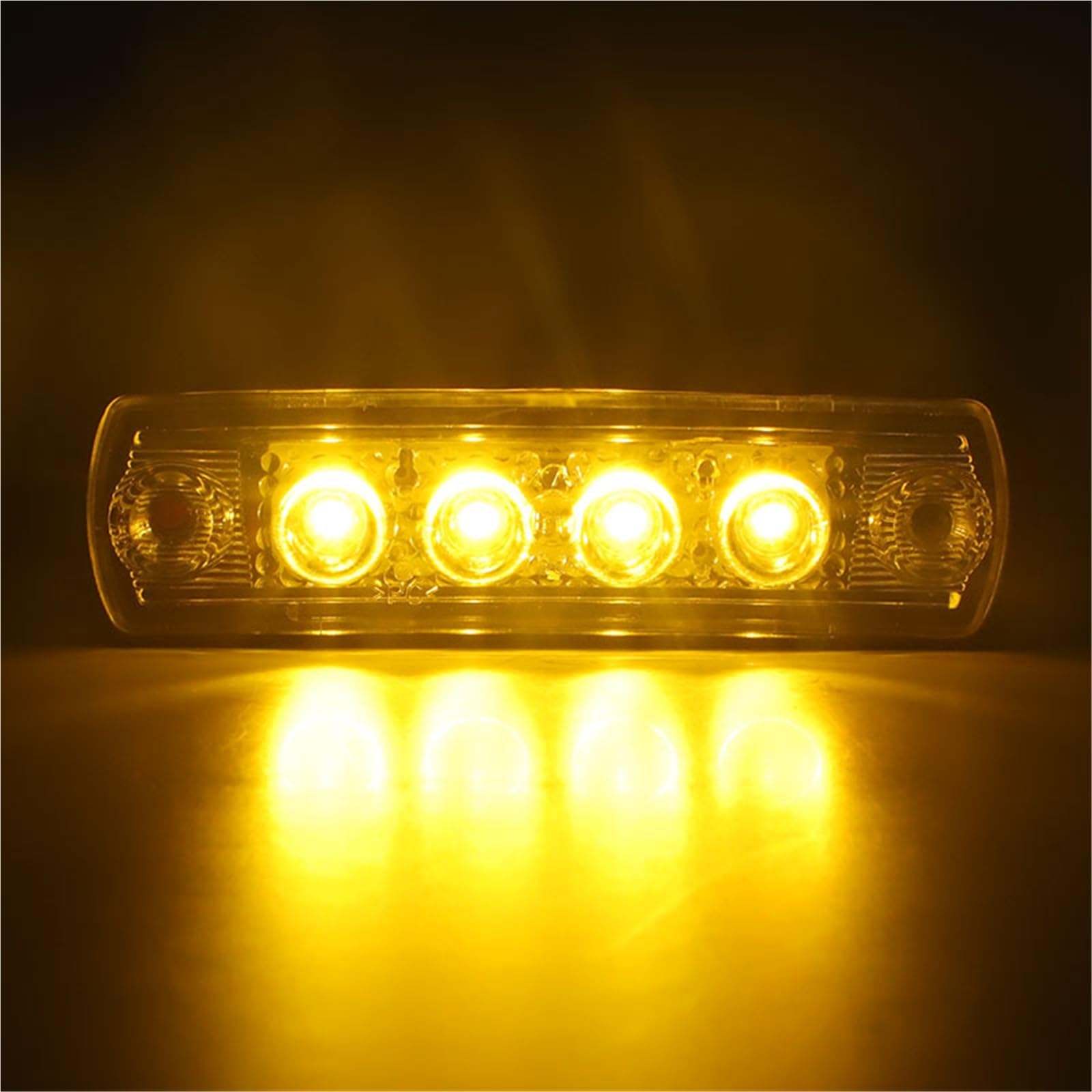 Luci Di Posizione Sul Tetto 2 Luci Parasole Da 24 V Uso Adatto Per MAN TGA TGL TGM TGS TGX, Luci Di Segnalazione For Tetto Cabina Camion, Lampade Parasole 81252606121 81.25260.6121(2pcs White)