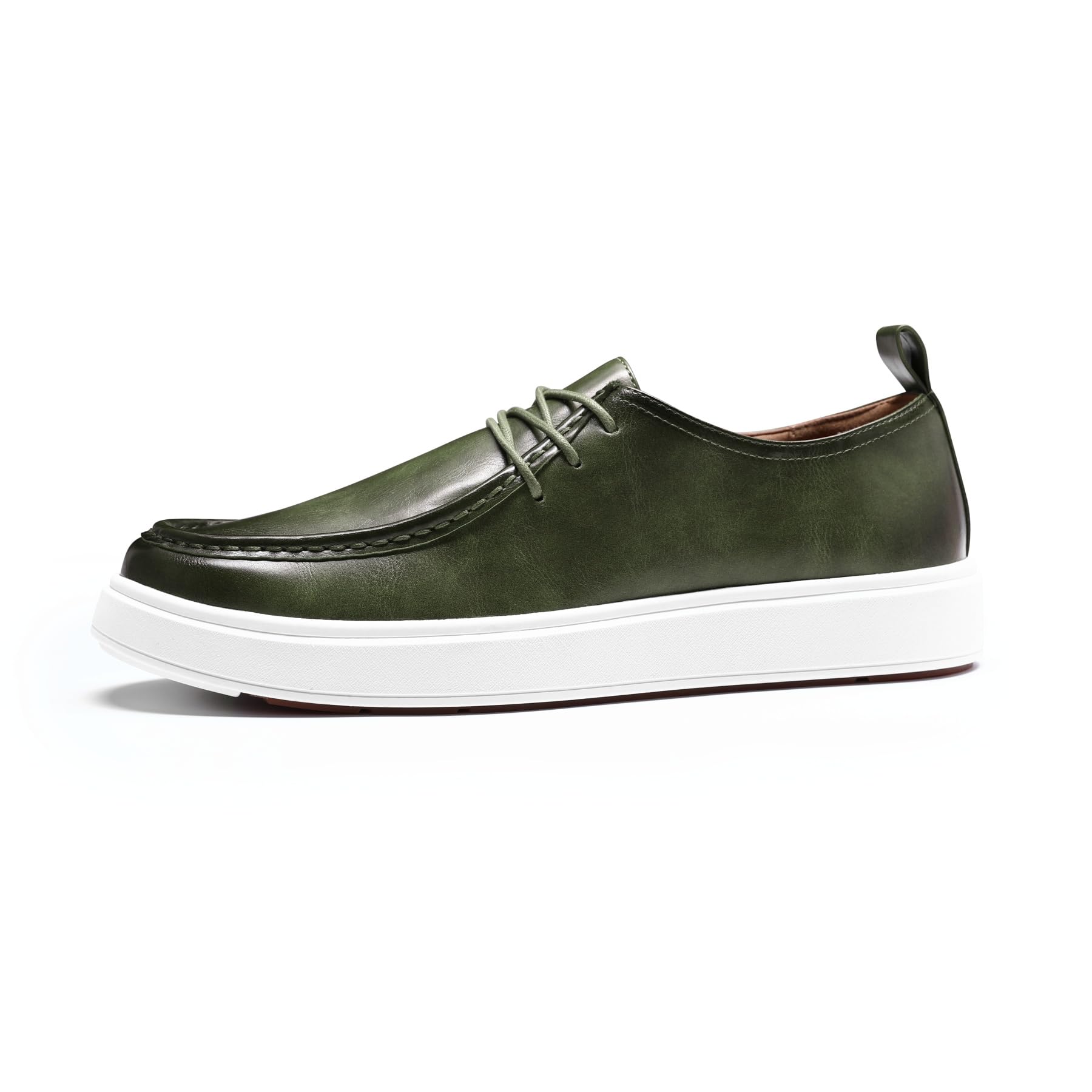Allthemen Herren Loafer mit Schnürsenkel Mokassin Leder Slipper Business | Flache Sohle, Bootsschuhe, Bequem Leicht, Slipper, Casual, Halbschuhe, Freizeitschuhe, Moccasins